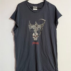 Yeezus Sleeveless Tank Tee Tour 2013 Flying Reaper Adult Large